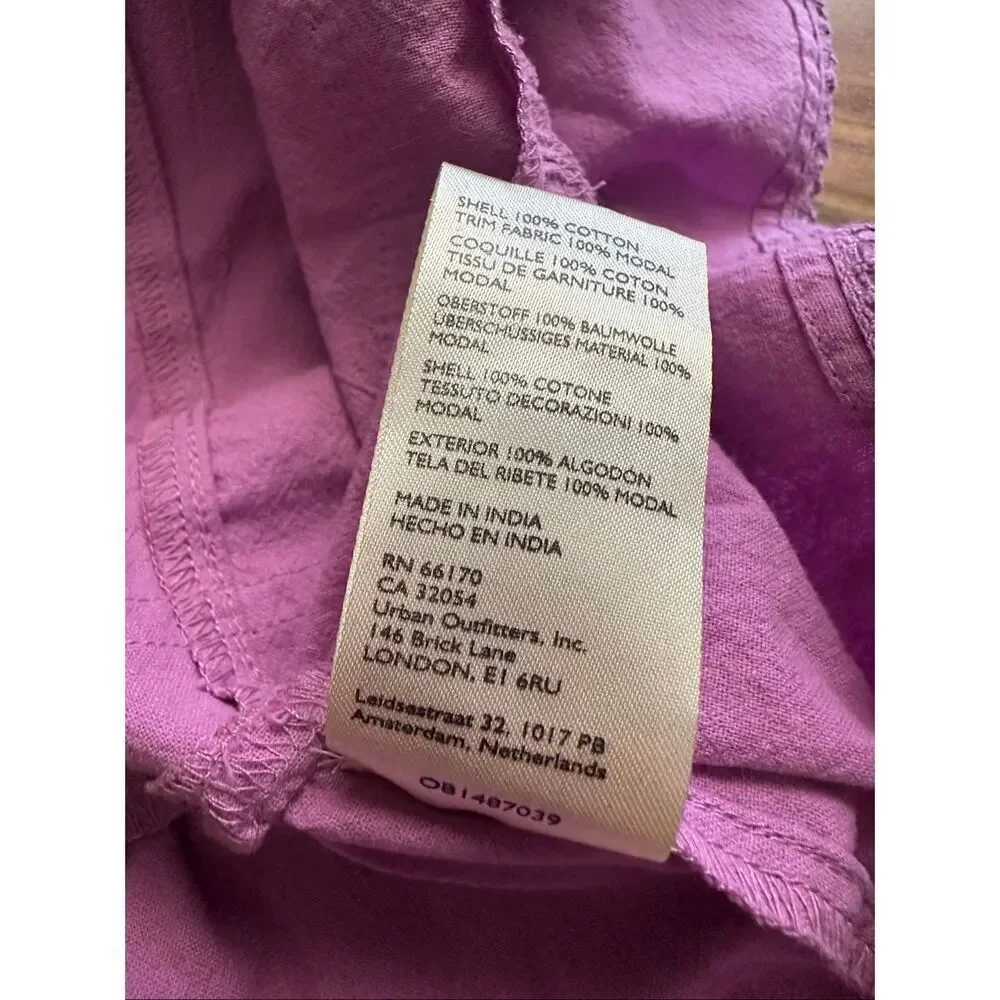 Free People Desert Days Mini Dress in Dramatic Orchid Size Small *would fit medi